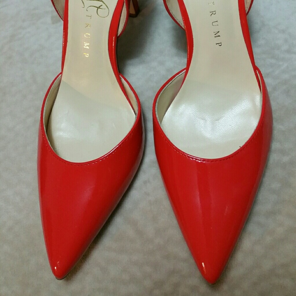 Ivanka Trump Red Patent Leather Heel Sz 6